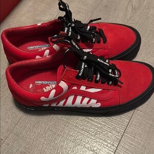 Patta x Vans red suede, men’s 8.5/ women’s 10